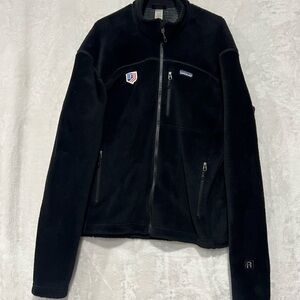 Patagonia National Ski Patrol R2 Fleece Full Zip Jacket Men’s XL Long Sleeves